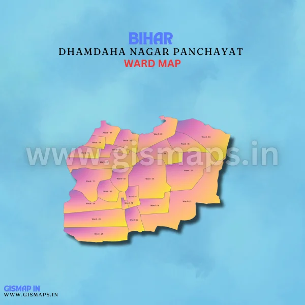 Dhamdaha Nagar Panchayat Ward Map